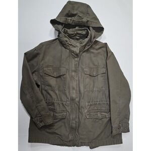 Universal Thread Women's Utility/Coat Jacket Olive Green - Size XL
